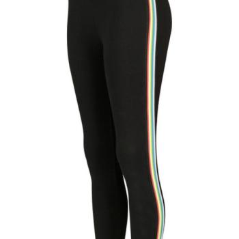 Urban Classics női Multicolor Side leggings, fekete kép