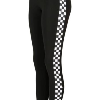 Urban Classics női Side Check leggings, fekete kép