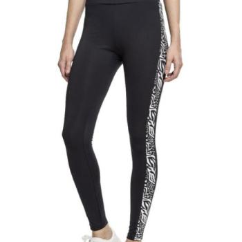 Urban Classics női Side Stripe Zoo leggings, fekete kép