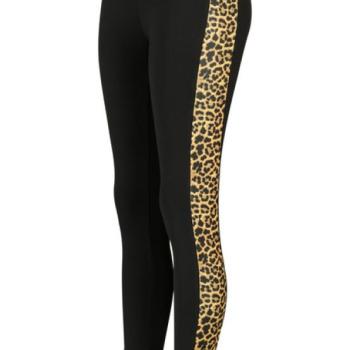 Urban Classics női Side Striped Pattern leggings, fekete leo kép