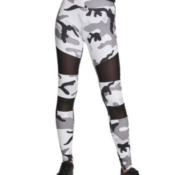 Urban Classics női Tech Mesh leggings, snowcamo kép