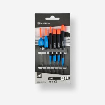 Úszó finomszerelékes horgászathoz F100 CL, 2 g, 6 db Caperlan kép
