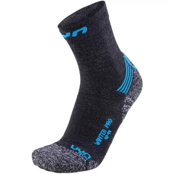 UYN-S100078 MENS RUNNING SOCKS, G174 GREY/BLACK Szürke 39/41 kép