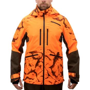 Vadászkabát Supertrack 900 Light, vízhatlan, strapabíró, neonnarancssárga Solognac kép