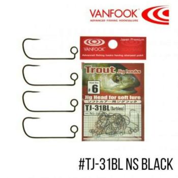 Vanfook Trout Jig szakáll nélküli horog 04 25 db/csg kép