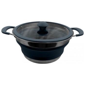 Vango CUISINE 1.5L NON-STICK CASSEROLE Összecsukható fazék, fekete, méret kép