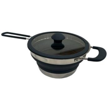 Vango CUISINE 1.5L NON-STICK POT Összecsukható fazék, fekete, méret kép