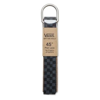 VANS-MN LACES 45 Black-Charcoal Fekete 115 cm kép