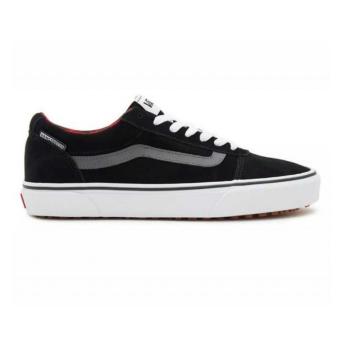 VANS-MN Ward Vansguard (Suede) black/red plaid Fekete 43 kép