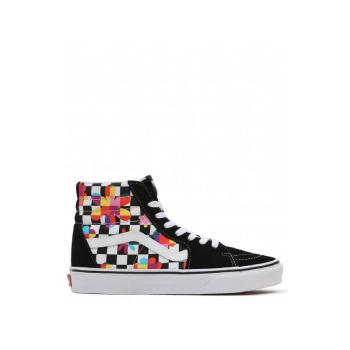 VANS-UA SK8-HI (Floral Checkerboard) black/true white Fekete 40 kép