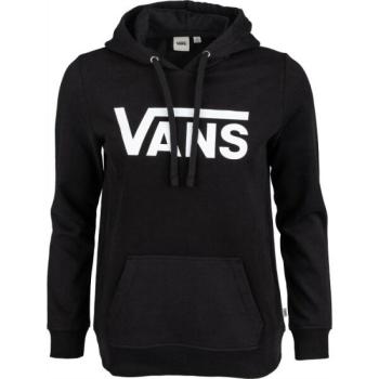 Vans WM DROP V LOGO HOODIE Női pulóver, fekete, méret kép