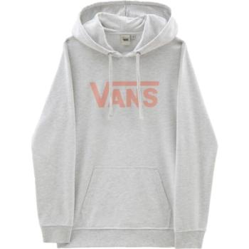 Vans WM DROP V LOGO HOODIE Női pulóver, szürke, méret kép