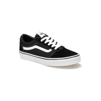 VANS-YT Ward (Suede/Canvas) black/white Fekete 34,5 kép