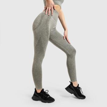 Varrás nélküli leggings Iron Aesthetics Seamless Spots, zöld kép