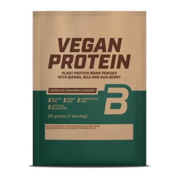 Vegán fehérjepor, fahéj-csokoládé, 25 g Biotechusa kép