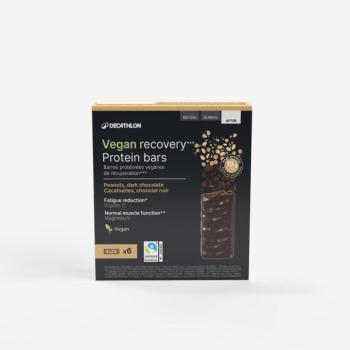 Vegán fehérjeszelet regenerálódáshoz, mogyoró-csokoládé, 6 db Decathlon kép