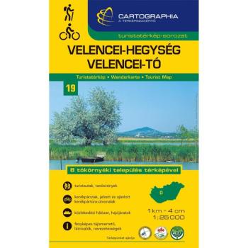 Velencei-hegység, Velencei-tó turistatérkép Cartographia kép