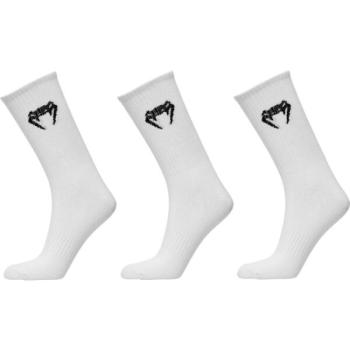 Venum CLASSIC SOCKS - SET OF 3 Zokni, fehér, méret kép