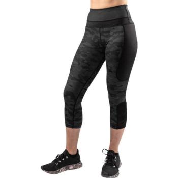 Venum DEFENDER CROP LEGGINGS Női kompressziós legging, sötétszürke, méret kép