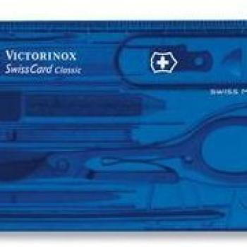 Victorinox Swiss Card Classic Translucent kék kép