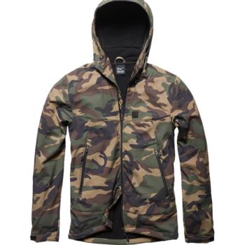 Vintage Industries Alford Softshell kabát, woodland camo kép