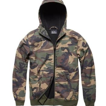 Vintage Industries Ashore Softshell dzseki, woodland camo kép