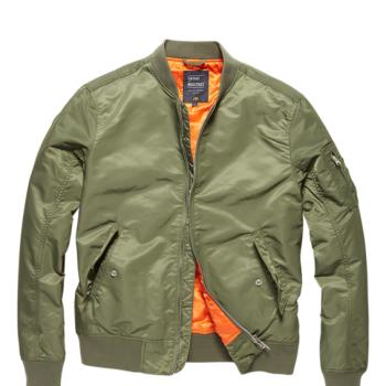 Vintage Industries Bomber Welder átmeneti kabát, light olive kép