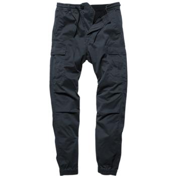 Vintage Industries Vince cargo jogger nadrág, navy blue kép