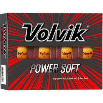 VOLVIK VV POWER SOFT 12 ks Golflabda szett, narancssárga, méret kép