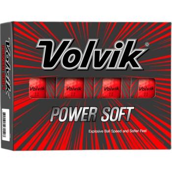 VOLVIK VV POWER SOFT 12 ks Golflabda szett, piros, méret kép