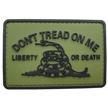 WARAGOD Don't Tread on me PVC rátét, zöld kép