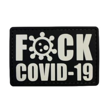 WARAGOD Fuck Covid 19 PVC rátét kép