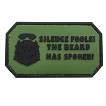 WARAGOD Silence Fools PVC rátét, zöld kép