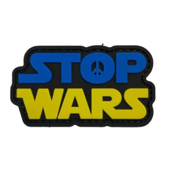 WARAGOD Stop war PVC rátét kép