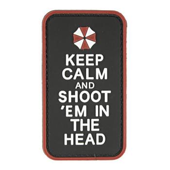 WARAGOD Tactical felvarró Keep Calm, fekete, 5 x 9cm kép