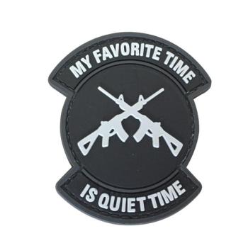 WARAGOD Tapasz 3D My Favorite Time is Quiet Time 7x6cm kép