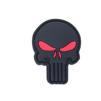 WARAGOD Tapasz 3D Punisher red eyes 5x4cm kép