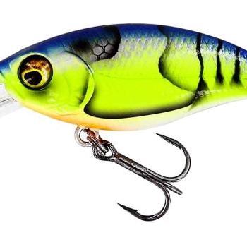 Westin BuzzBite Crankbait, 4 cm, 4 g, Low Floating, Chart. Blue Craw kép