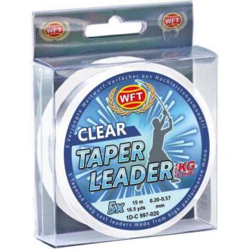 Wft taper leader 0,20-0,57 clear előtétzsinór 5x15m kép