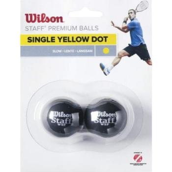 Wilson STAFF SQUASH 2 BALL YEL DOT Fallabda, sárga, méret kép