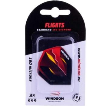 Windson ADAMANT 150 M Három darab darts toll, piros, méret kép