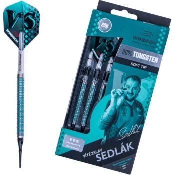 Windson CHAMPION SEDLÁK 20 G TUNGSTEN SET Wolfram darts készlet puha hegyekkel, türkiz, méret kép