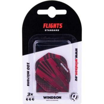 Windson F1 RACE Három darab darts toll, piros, méret kép