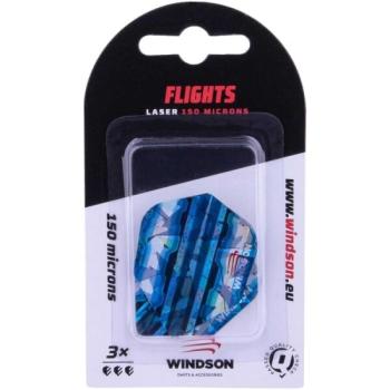 Windson FLUX LASER Három darab darts toll, kék, méret kép