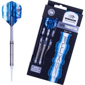 Windson FLUXOFT 16 G TUNGSTEN SET Wolfram darts készlet puha hegyekkel, kék, méret kép