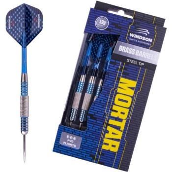 Windson MORTAR 19 G BRASS SET Fémhegyű darts nyilak, kék, méret kép