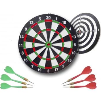 Windson PAPERBOARD Papír darts céltábla nyilakkal, fekete, méret kép