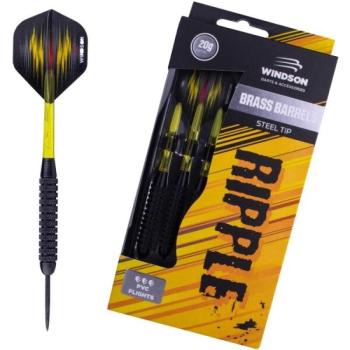 Windson RIPPLE 20 G BRASS SET Sárgaréz darts nyilak fém hegyekkel, sárga, méret kép