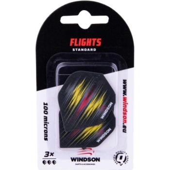 Windson RIPPLE Három darab darts toll, fekete, méret kép