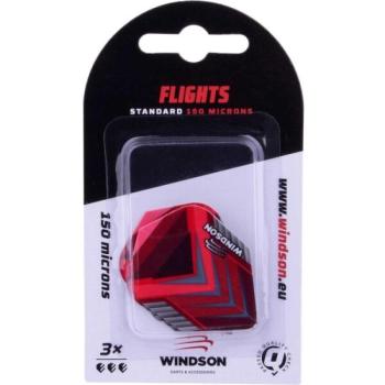 Windson ROUGE Három darab darts toll, piros, méret kép